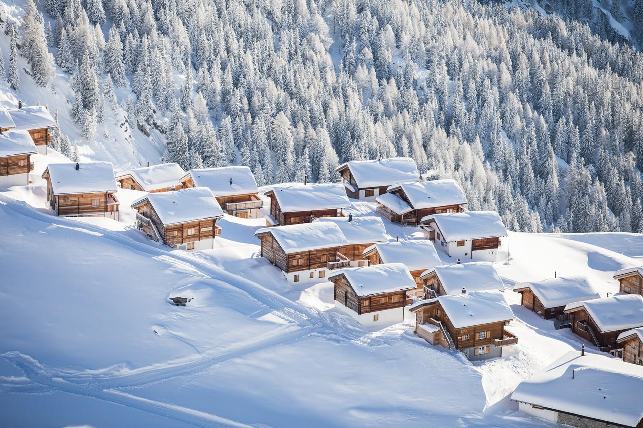 Apartamento Bergquell Haus D Blatten bei Naters Exterior foto